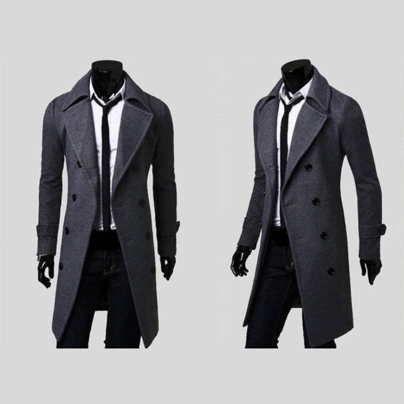 DUMONT LYON | DOUBLE-BREASTED WOOL COAT