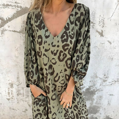 Safari Chic Leopard Dress