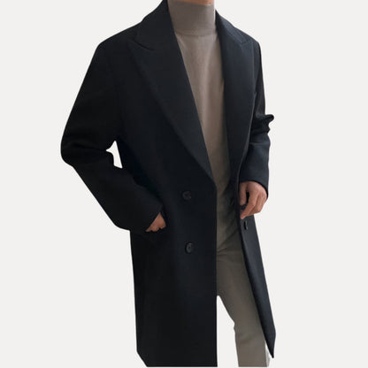 DUMONT LYON | ELEGANT DOUBLE-BREASTED COAT FOR MEN