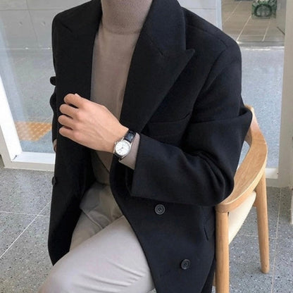 DUMONT LYON | ELEGANT DOUBLE-BREASTED COAT FOR MEN