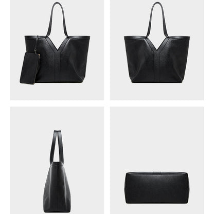 Korean Style Autumn Genuine Leather Tote Bag