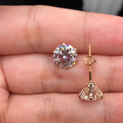 Chic White Gold Tera Earrings - LEESTIA