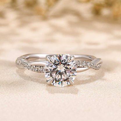 Elegant White Gold Le Jane Ring - LEESTIA