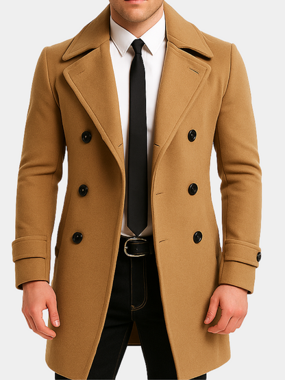 DUMONT LYON | DOUBLE-BREASTED WOOL COAT
