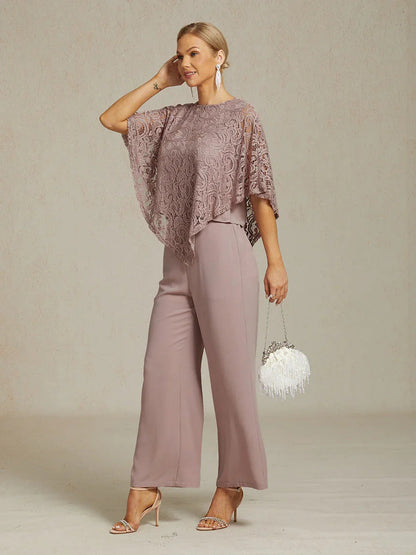 Elegant Lace Batwing Sleeve Top