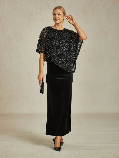Elegant Lace Batwing Sleeve Top