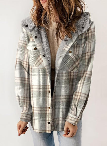 Elvessa Plaid Flanel Jacket