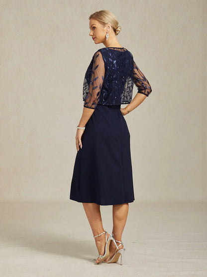 Floral Embroidered Lace Jacket with Rhinestone Clasp