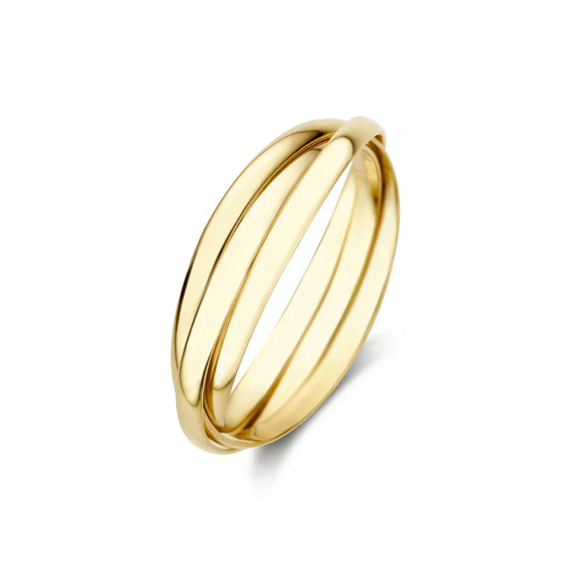 Golden Léna Trielle Ring - LEESTIA