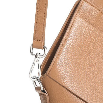 Women's Genuine Leather Woven Handbag