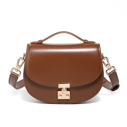 Women's Genuine Leather Elegant Saddle Bag