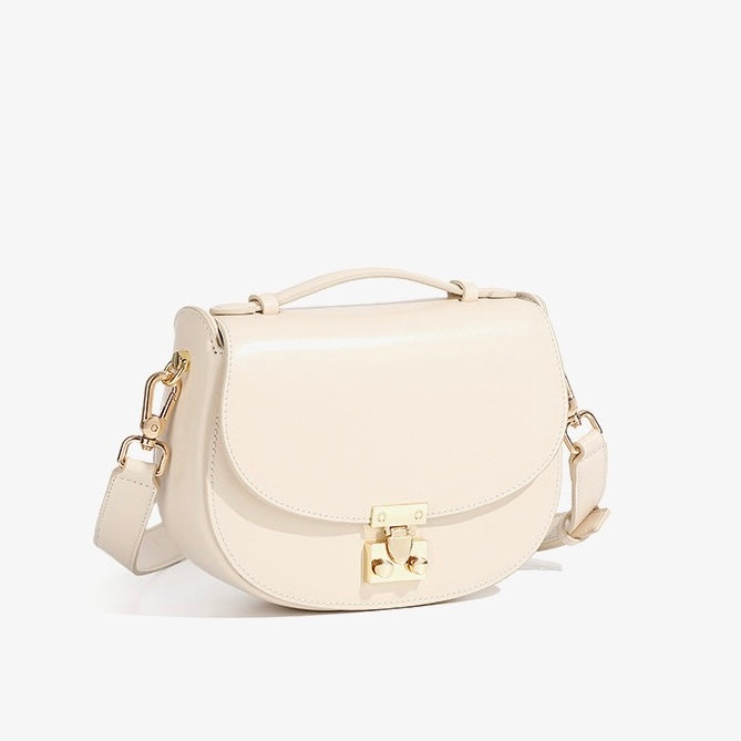 Women's Genuine Leather Elegant Saddle Bag