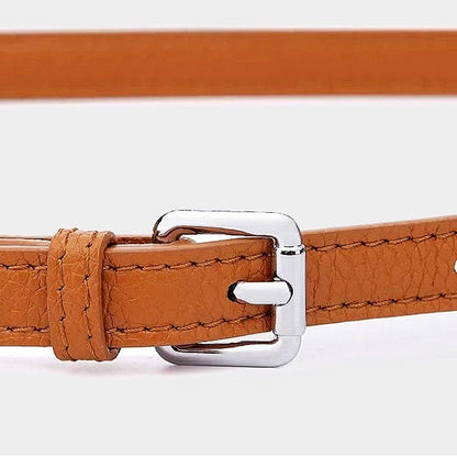 Women's Genuine Leather Croc-Embossed Crossbody Bag