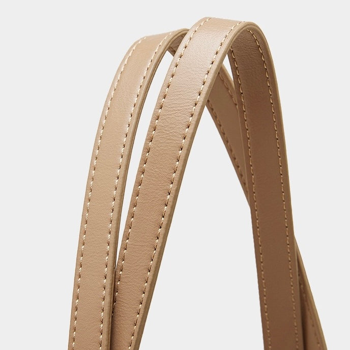 Women's Minimalist Genuine Leather Tote Bag