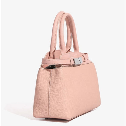 Women's Genuine Leather Crossbody Square Clutch Bag