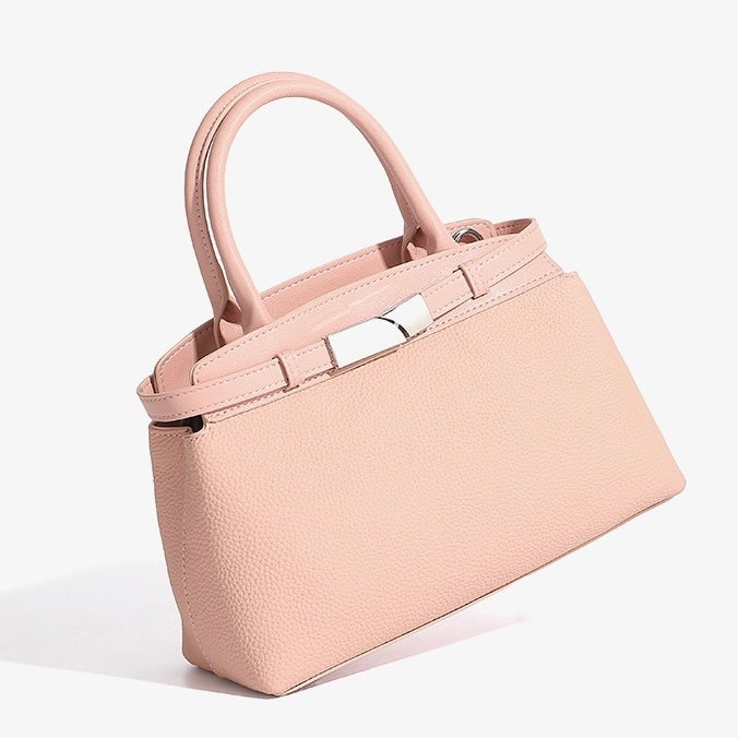 Women's Genuine Leather Crossbody Square Clutch Bag