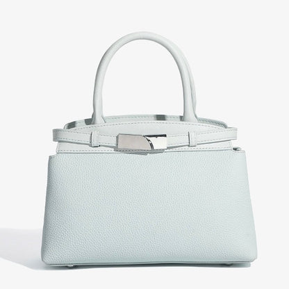 Women's Genuine Leather Crossbody Square Clutch Bag