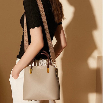 Elegant Women's Genuine Leather Ladies Crossbody Handbag