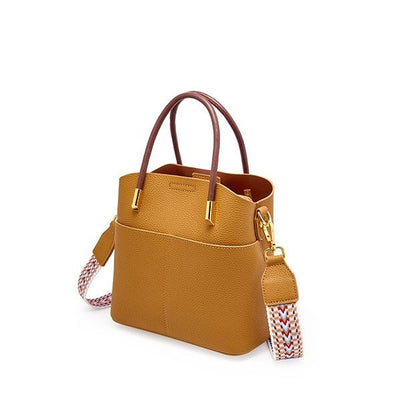 Elegant Women's Genuine Leather Ladies Crossbody Handbag