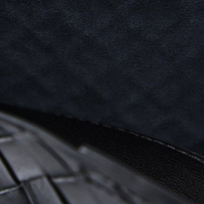 Women's Genuine Weaving Leather Minimalist Shoulder Tote Bag