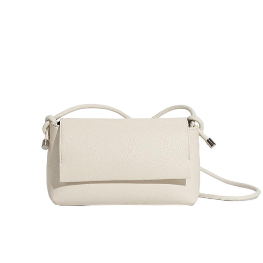 Women's Simple Multicolor Genuine Leather Compact Crossbody Bag