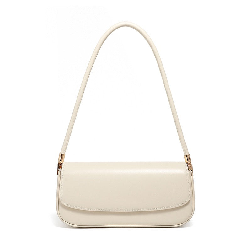 Women’s Genuine Leather Minimalist Saddle Tote – 2025 Commuter Edition