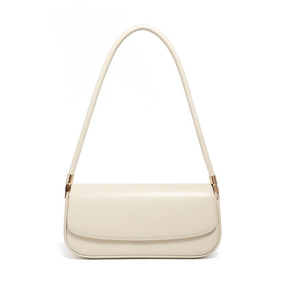 Women’s Genuine Leather Minimalist Saddle Tote – 2025 Commuter Edition