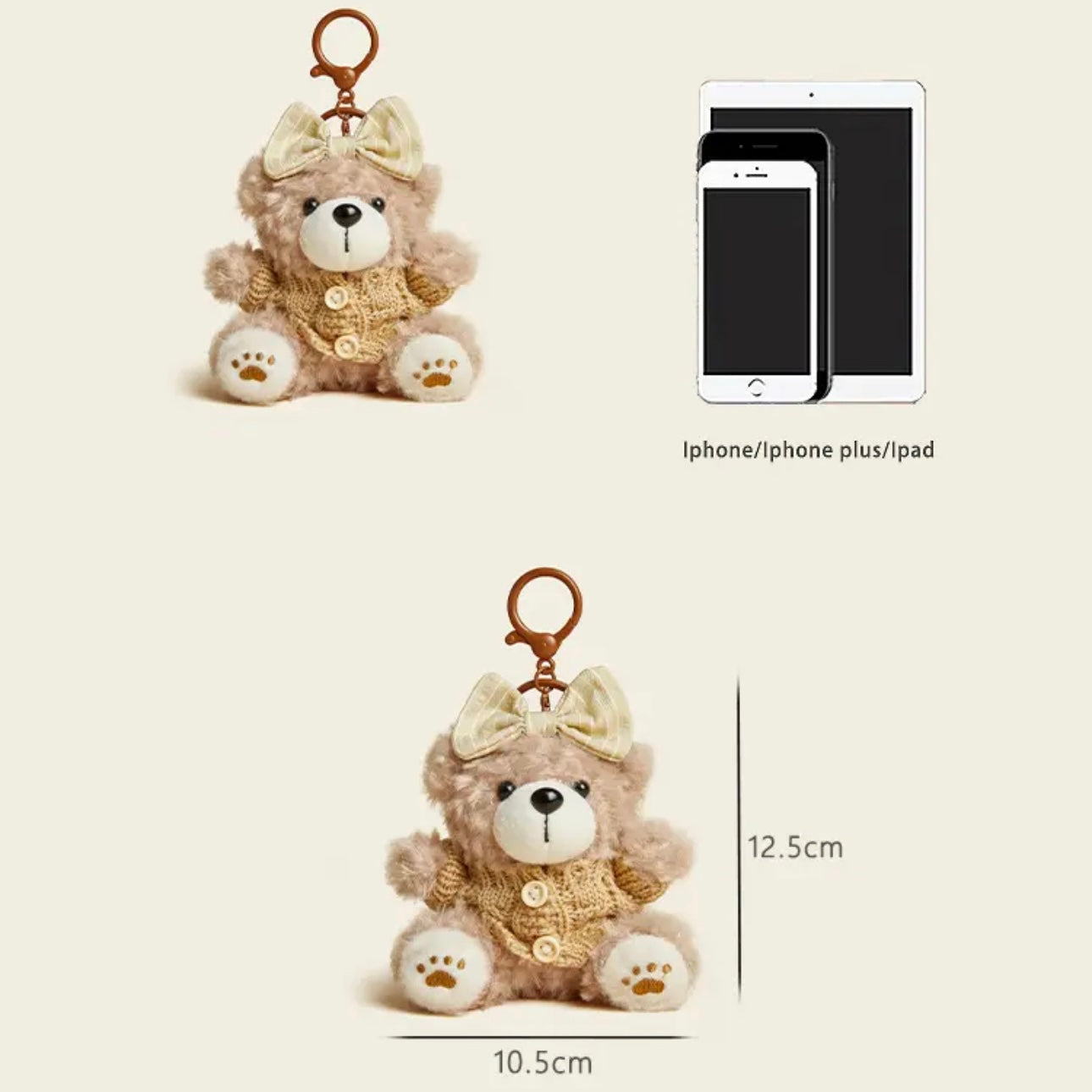 Artist Bear Bag Charm
