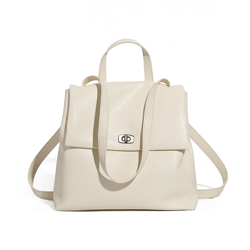 Women's Genuine Leather Large Capacity Fashion Versatile Backpack