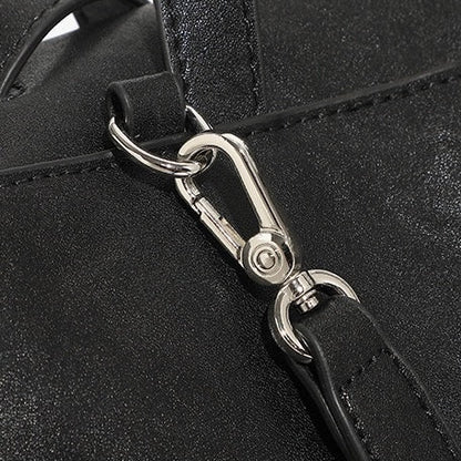 Women's Genuine Leather Large Capacity Fashion Versatile Backpack