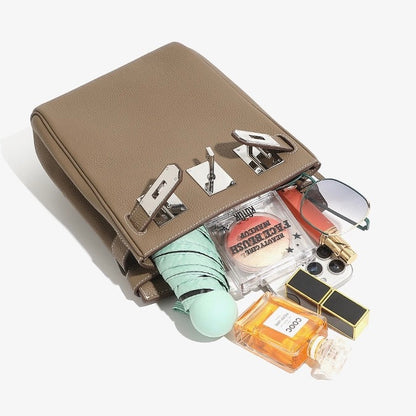 Women's Top Grain Cowhide Crossbody Chest Bag