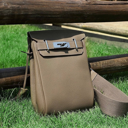 Women's Top Grain Cowhide Crossbody Chest Bag