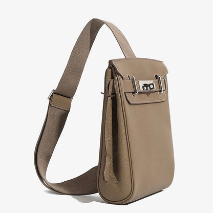 Women's Top Grain Cowhide Crossbody Chest Bag