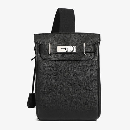 Women's Top Grain Cowhide Crossbody Chest Bag