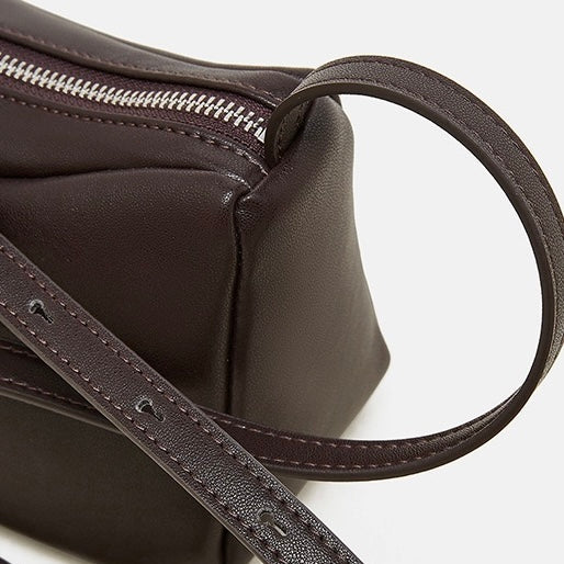 Women’s Genuine Leather Minimalist Soft Crossbody Shoulder Bag