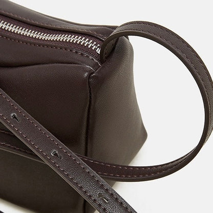 Women’s Genuine Leather Minimalist Soft Crossbody Shoulder Bag