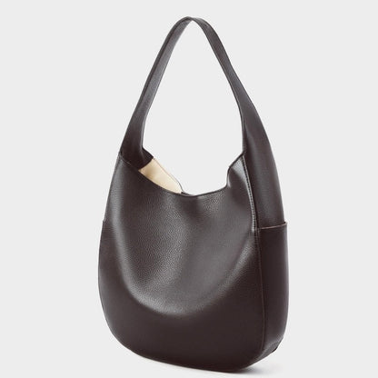 Women's Top Grain Leather Simple Large Capacity Tote Bag