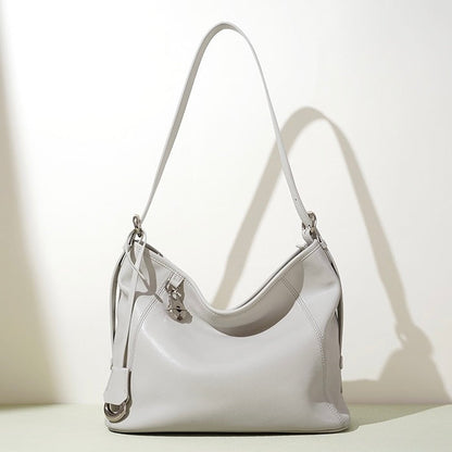 Women's Genuine Leather Large Capacity Relaxed Commuter Crossbody Bag