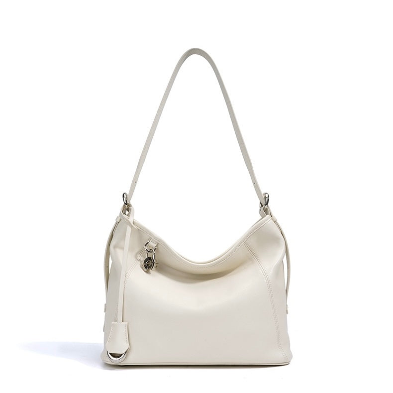 Women's Genuine Leather Large Capacity Relaxed Commuter Crossbody Bag