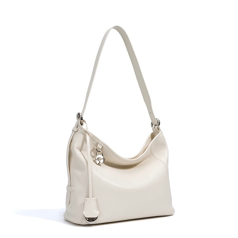 Women's Genuine Leather Large Capacity Relaxed Commuter Crossbody Bag