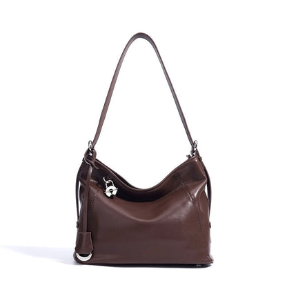 Women's Genuine Leather Large Capacity Relaxed Commuter Crossbody Bag