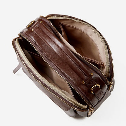 Women's Aurelia Genuine Leather Crossbody Satchel