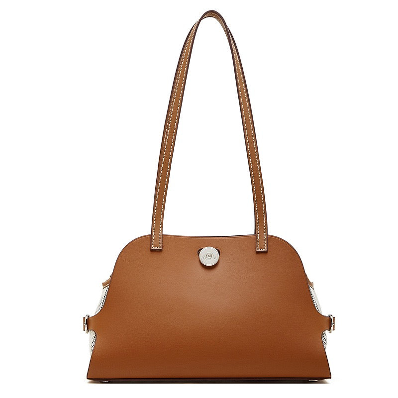 Women's Lumina Genuine Leather Dome Satchel