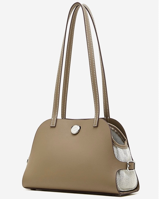 Women's Lumina Genuine Leather Dome Satchel