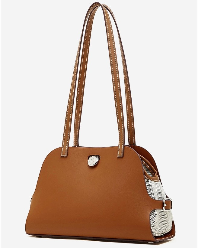 Women's Lumina Genuine Leather Dome Satchel