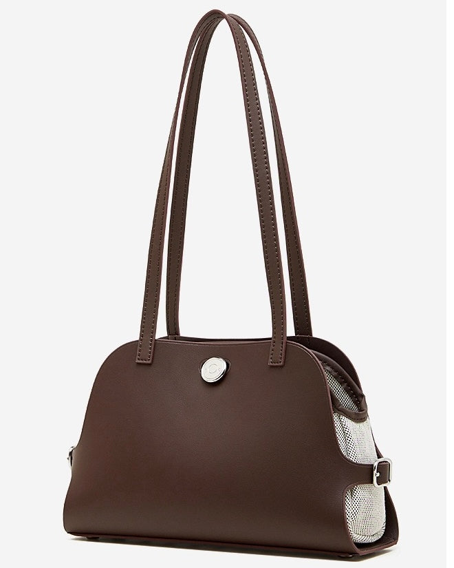 Women's Lumina Genuine Leather Dome Satchel