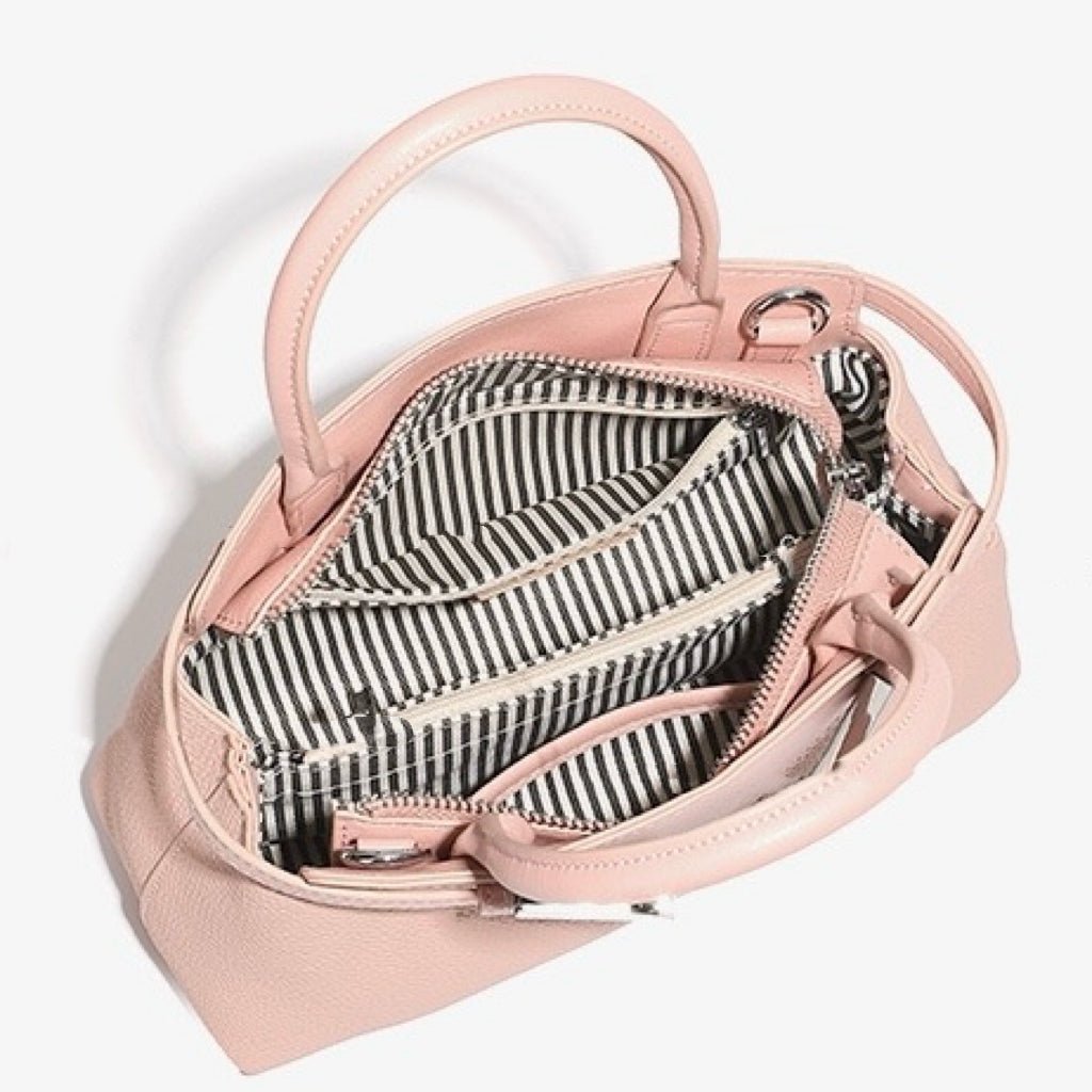 Women's Genuine Leather Crossbody Square Clutch Bag