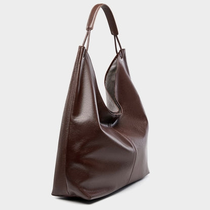 Large Capacity Minimalist Premium Genuine Leather Tote Bag