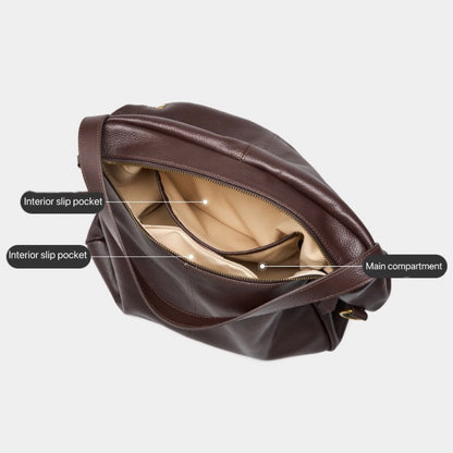 Women's Retro Genuine Leather Soft Minimalist Casual Tote Bag