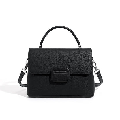 Minimalist Top-Grain Cowhide Handheld Envelope Crossbody Bag